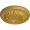 Ekena Millwork Odessa Ceiling Medallion (Fits Canopies up to 2 1/2"), 7 1/2"OD x 1 1/8"P, Iridescent Gold CM07ODIGS - alternate 4